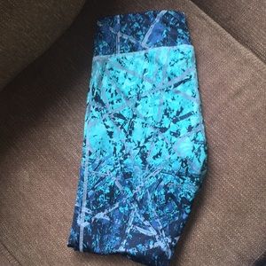 Blue Print Leggings